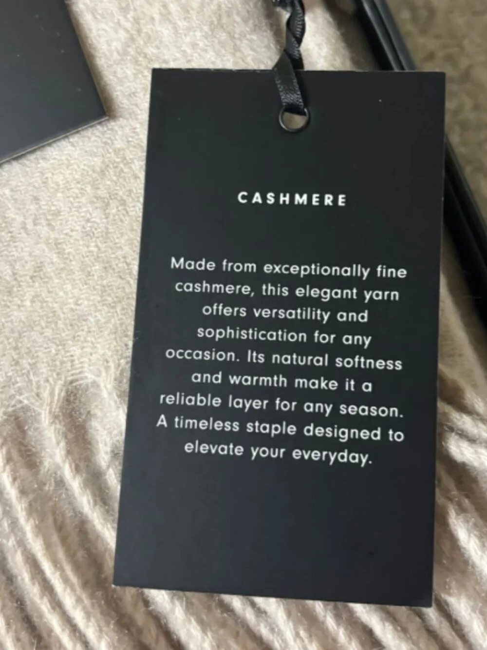 Neiman Marcus 100% CASHMERE THROW 50 X 70 BLANKET MSRP $398 OATMEAL HEATHER